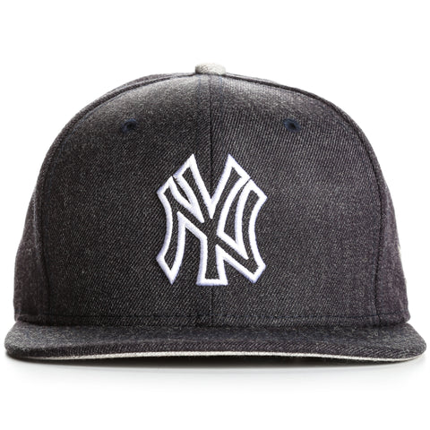 New Era 9Fifty New York Yankees Heather Hype Snapback - Charcoal Heather