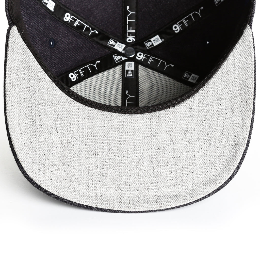 New Era 9Fifty New York Yankees Heather Hype Snapback - Charcoal Heather