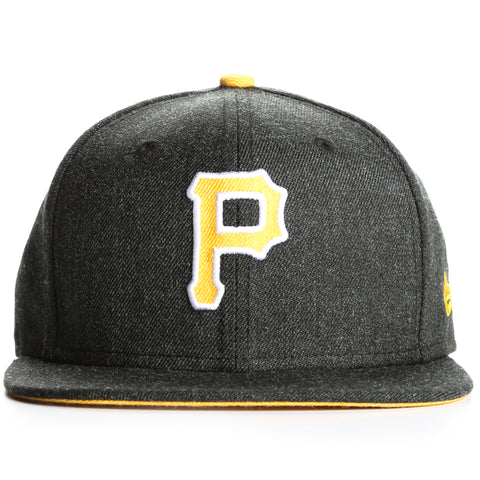 New Era 9Fifty Pittsburgh Pirates Heather Hype Snapback - Charcoal Heather