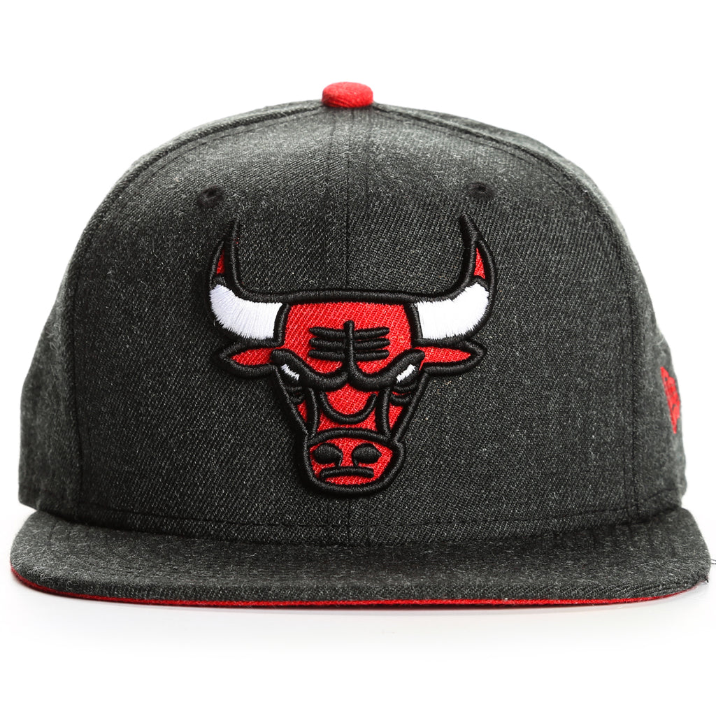 New Era 9Fifty Chicago Bulls Heather Hype Snapback - Charcoal Heather