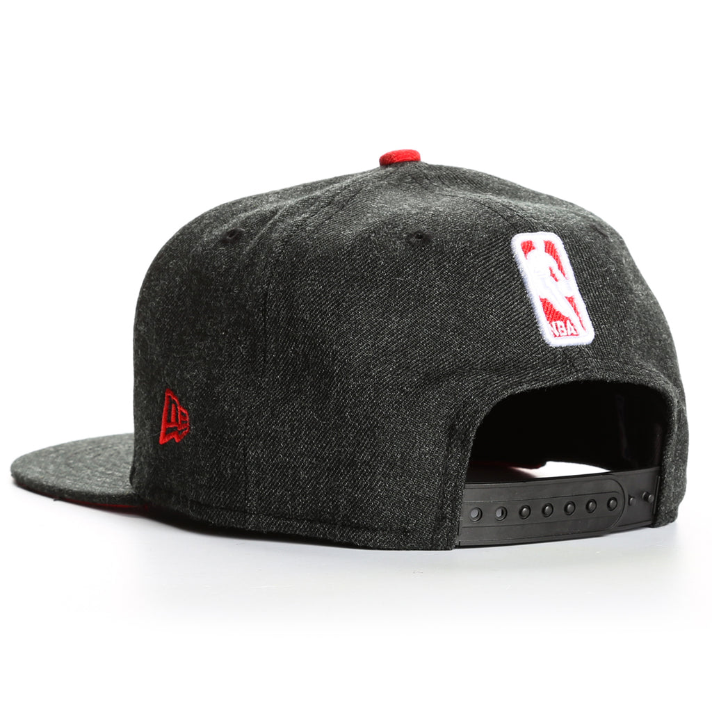 New Era 9Fifty Chicago Bulls Heather Hype Snapback - Charcoal Heather