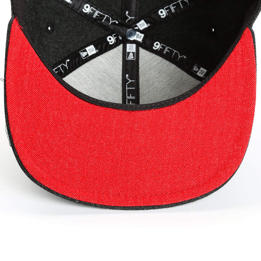 New Era 9Fifty Chicago Bulls Heather Hype Snapback - Charcoal Heather