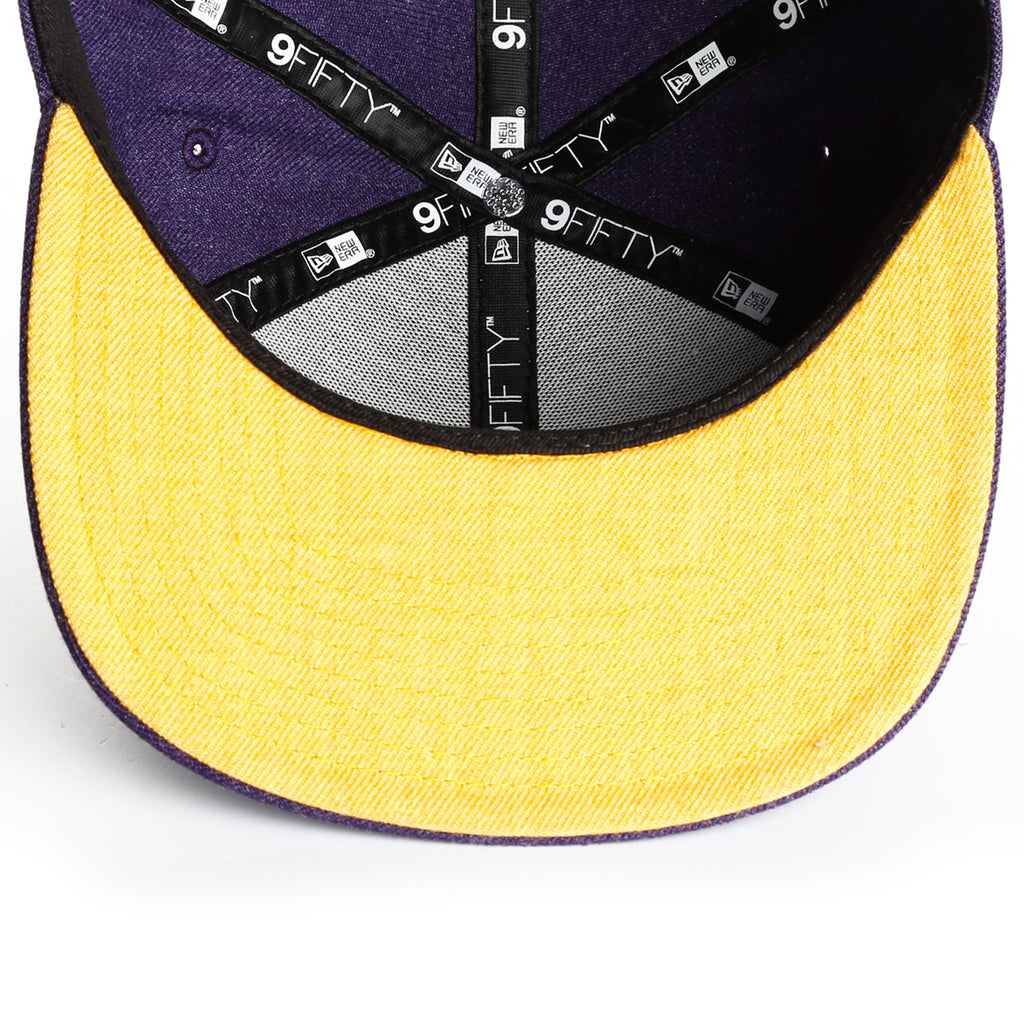 New Era 9Fifty Los Angeles Lakers Heather Hype Snapback - Purple Heather