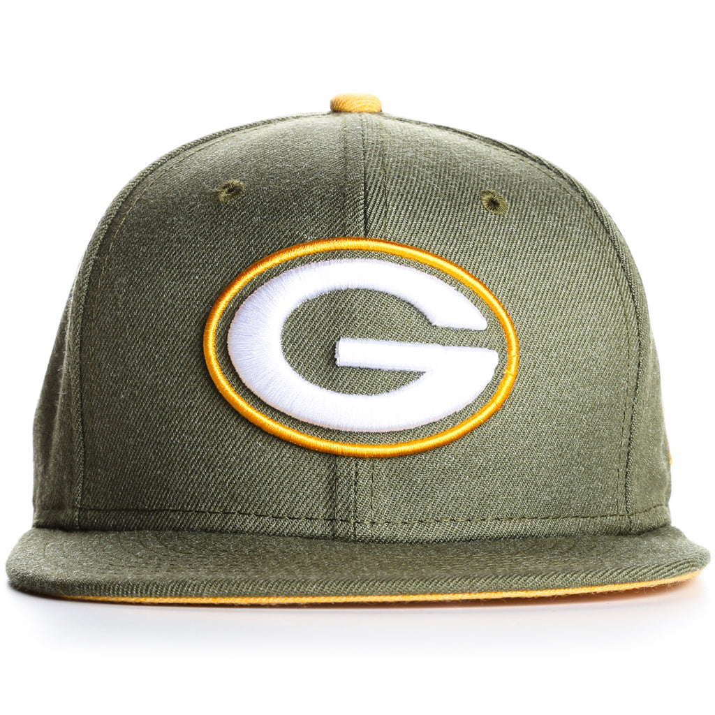 New Era 9Fifty Green Bay Heather Hype Snapback - Green Heather