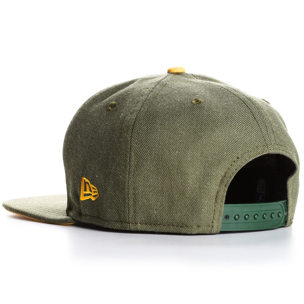 New Era 9Fifty Green Bay Heather Hype Snapback - Green Heather