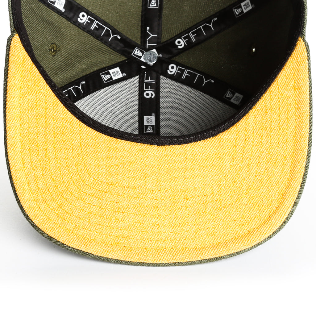 New Era 9Fifty Green Bay Heather Hype Snapback - Green Heather