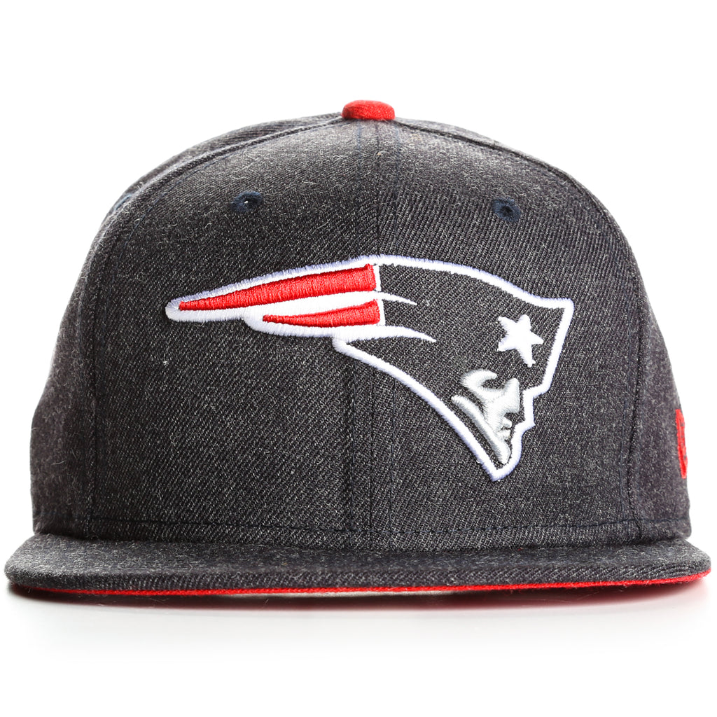 New Era 9Fifty New England Patriots Heather Hype Snapback - Charcoal Heather