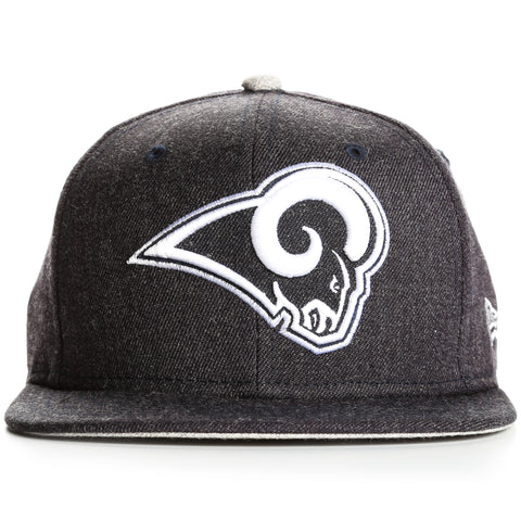 New Era 9Fifty Los Angeles Rams  Heather Hype Snapback - Charcoal Heather