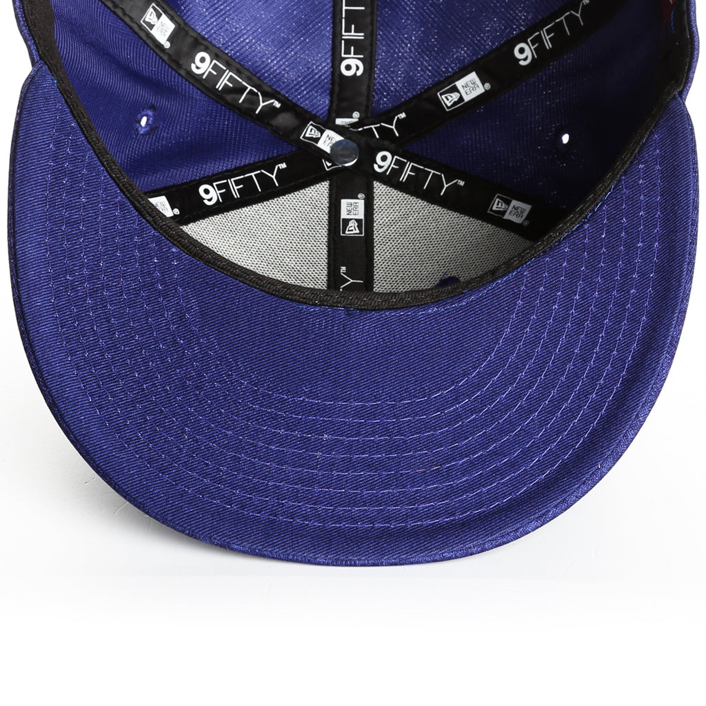 New Era 9Fifty Mega Tone Los Angeles Dodgers Snapback - Blue Heather
