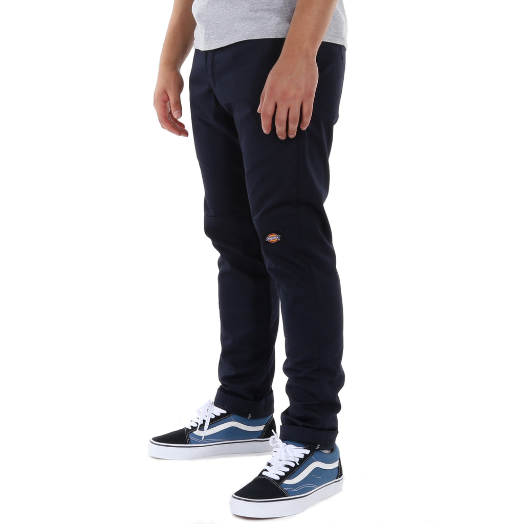 Dickies 811 Skinny Straight Fit Double Knee Work Pant - Dark Navy