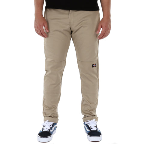Dickies 811 Skinny Straight Fit Double Knee Work Pant - Desert Sand