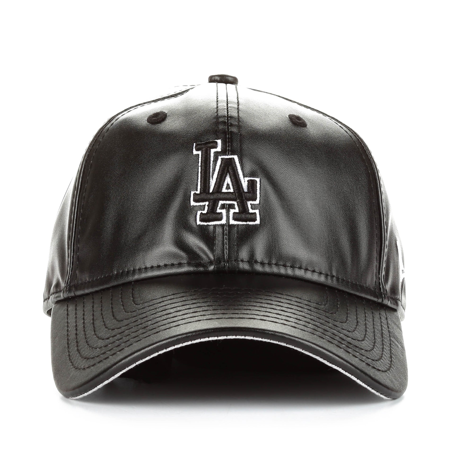 New Era 9Twenty PU Leather Squad Cap - Los Angeles Dodgers/Black - New Star