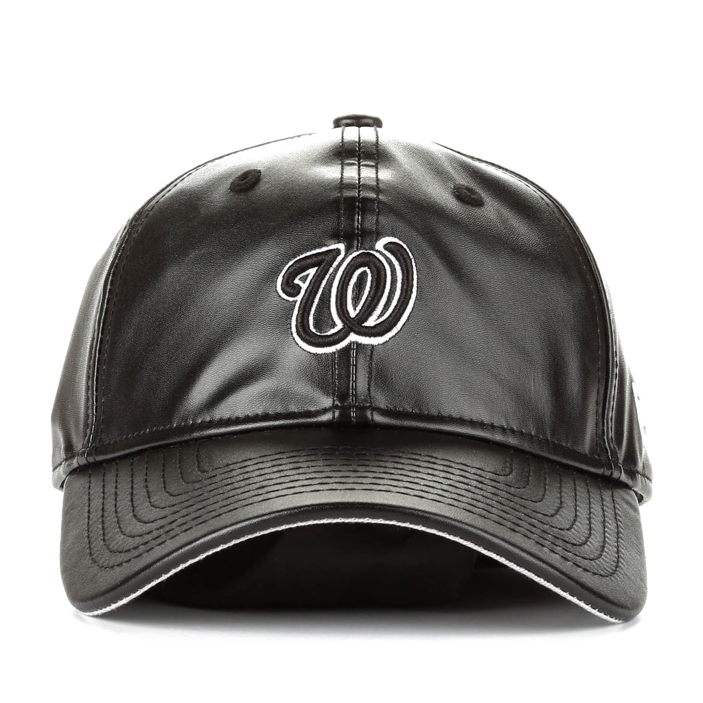 New Era 9Twenty PU Leather Squad Cap - Washington Nationals/Black