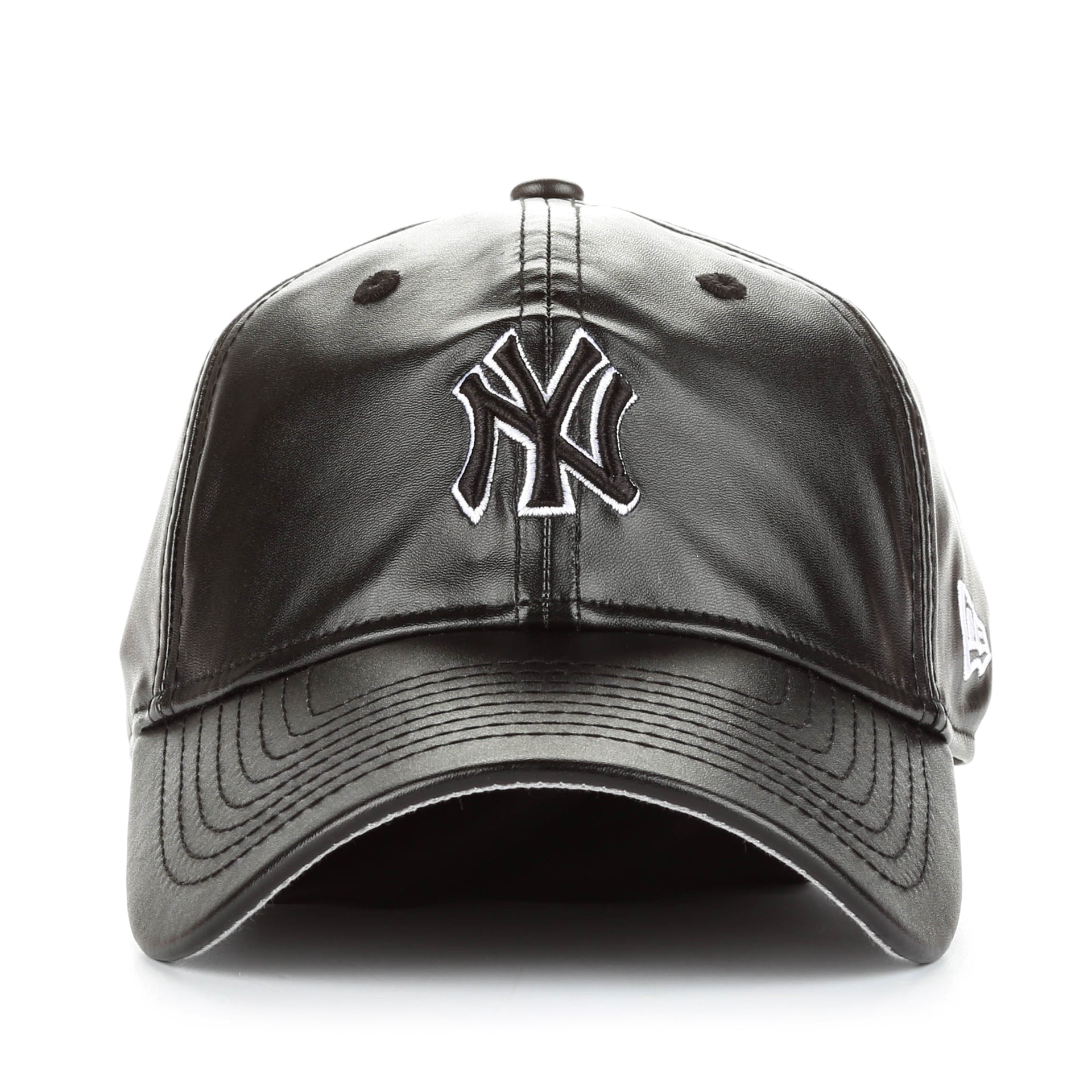 New Era 9Twenty PU Leather Squad Cap - New York Yankees/Black
