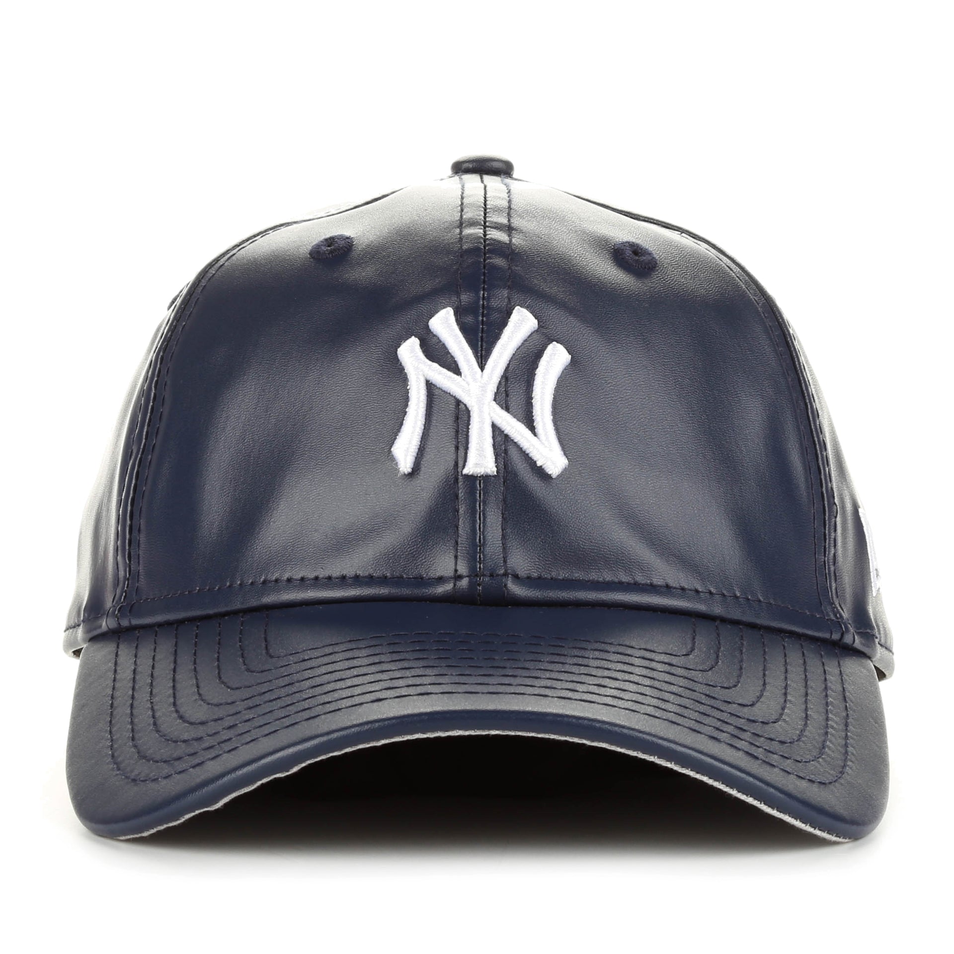 New Era 9Twenty PU Leather Squad Cap - New York Yankees/Navy - New