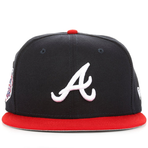 New Era 9Fifty Baycik Snapback - Atlanta Braves/Navy