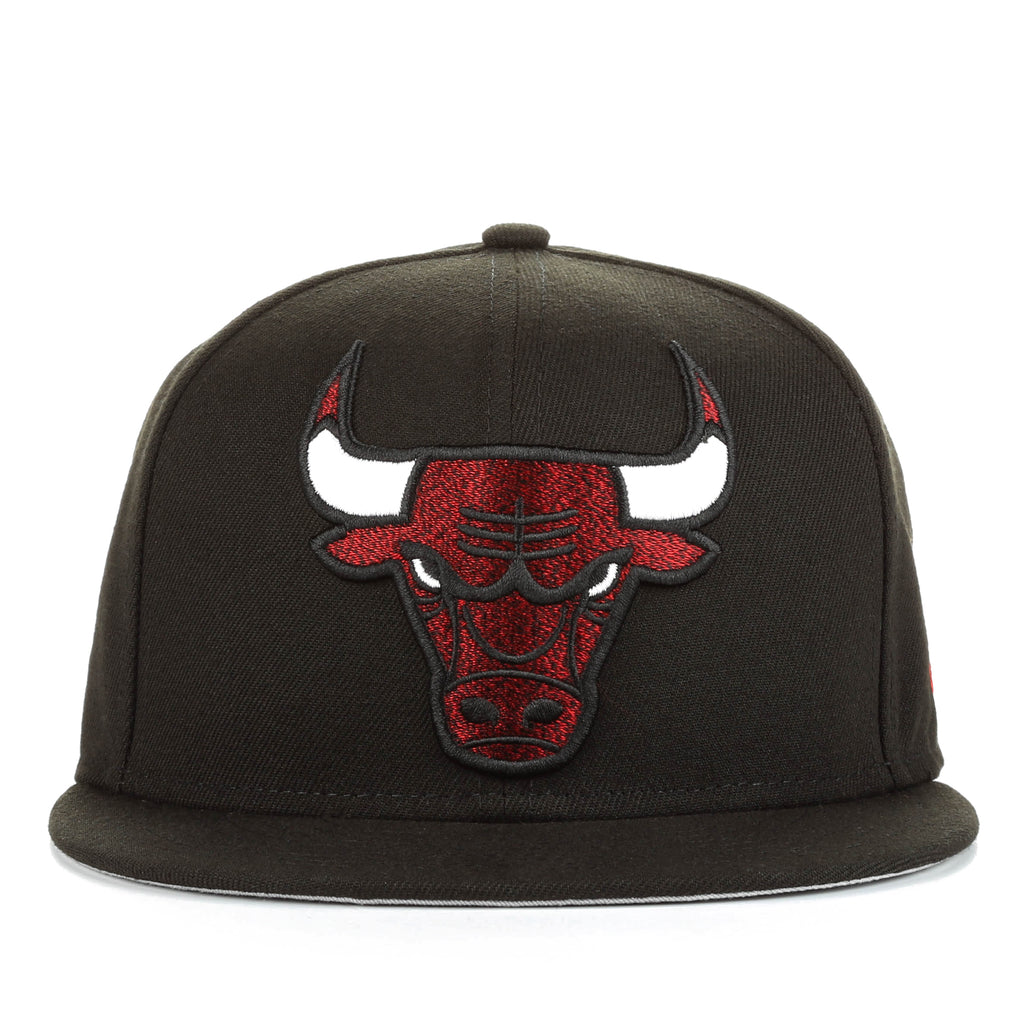New Era 9Fifty Snakeskin Chicago Bulls Strapback - Black - New Star