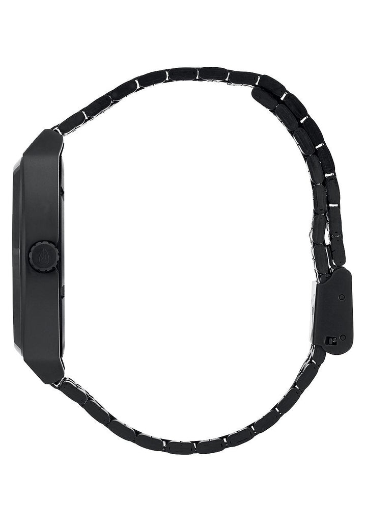 NIXON TIME TELLER , 37 MM ALL BLACK / ROSE GOLD