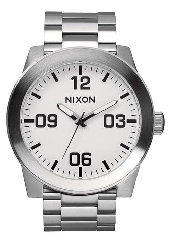 NIXON CORPORAL SS , 48 MM WHITE