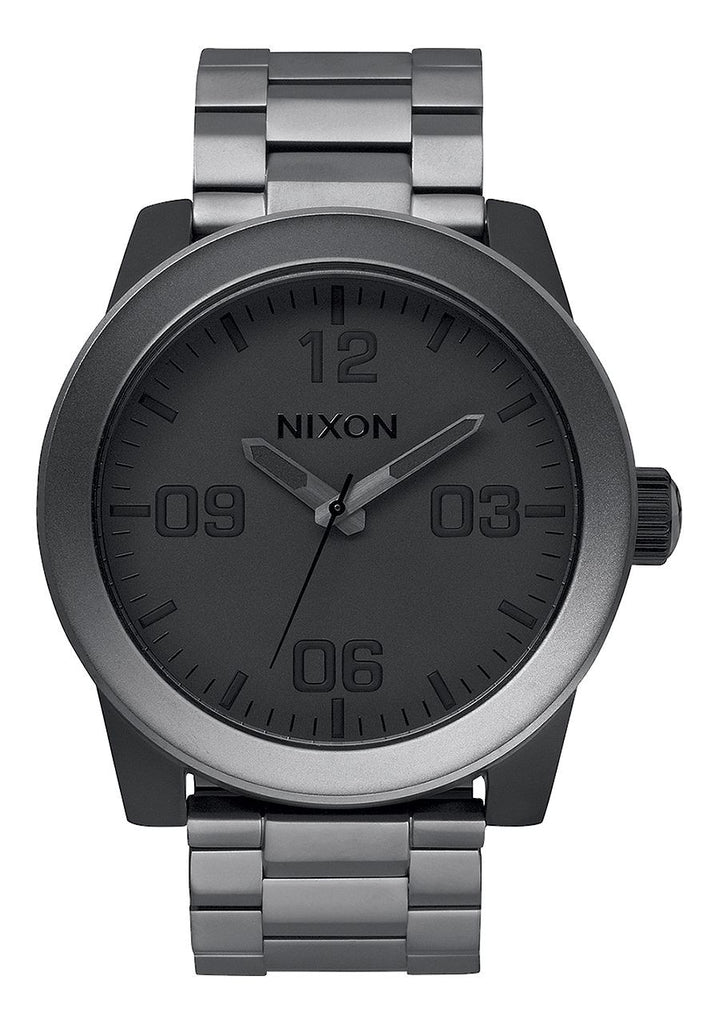 NIXON CORPORAL SS , 48 MM MATTE BLACK / MATTE GUNMETAL