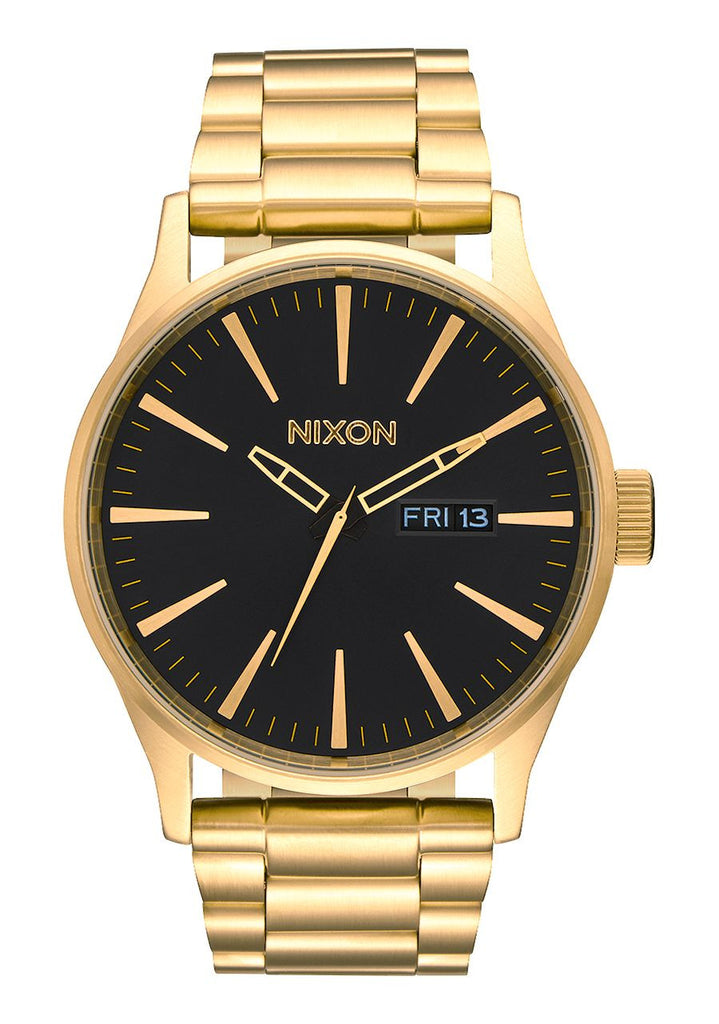 NIXON SENTRY SS , 42 MM ALL GOLD / BLACK