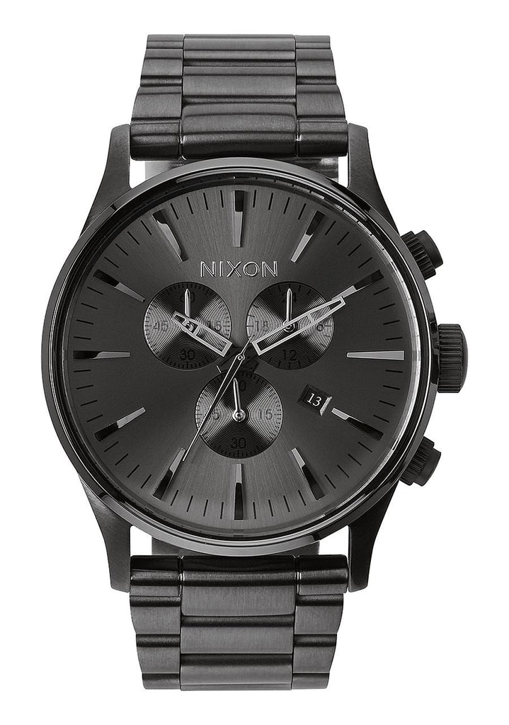 NIXON SENTRY CHRONO , 42 MM ALL GUNMETAL