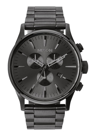 NIXON SENTRY CHRONO , 42 MM ALL GUNMETAL