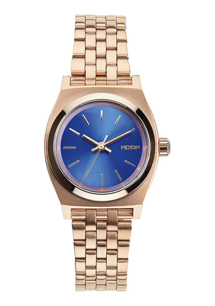 NIXON SMALL TIME TELLER , 26 MM ROSE GOLD / COBALT