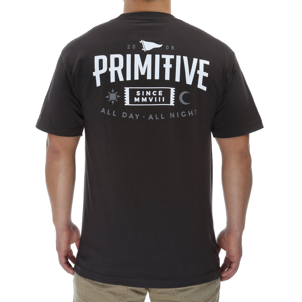 Primitive All Night Tee - Vintage Black