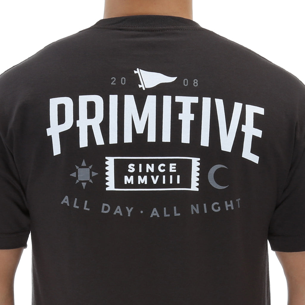 Primitive All Night Tee - Vintage Black
