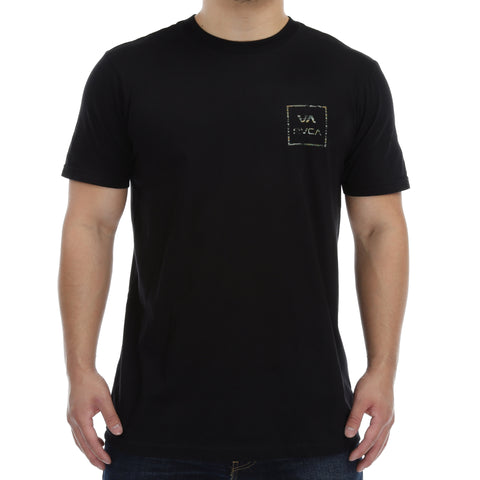 RVCA All The Way Water Camo T-Shirt - Black