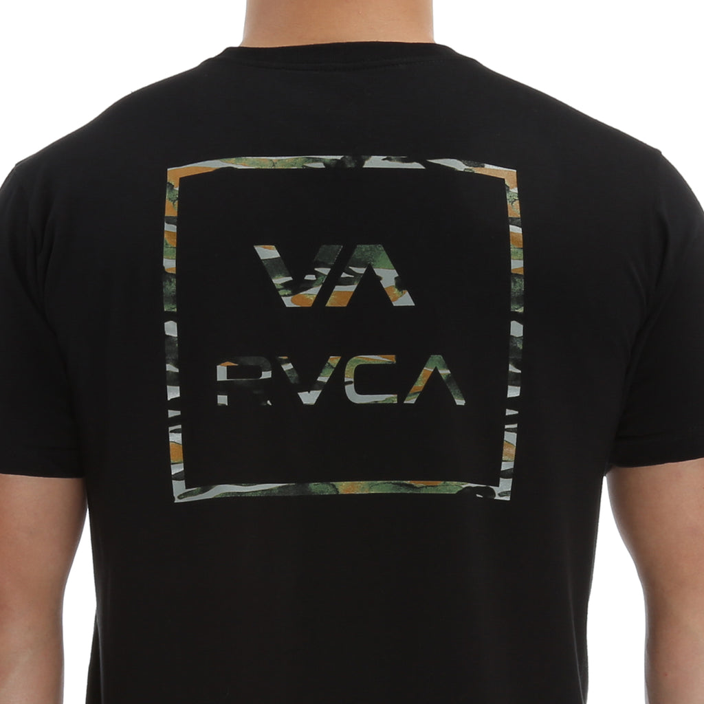 RVCA All The Way Water Camo T-Shirt - Black