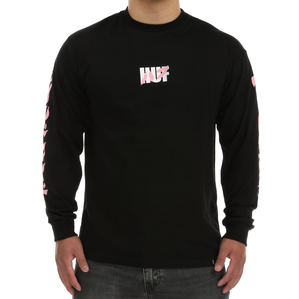 Huf Asa LS Tee - Black