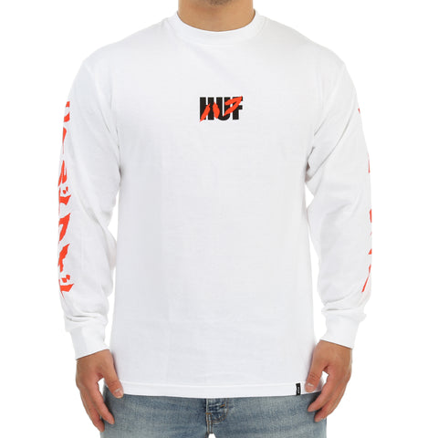 Huf Asa LS Tee - White