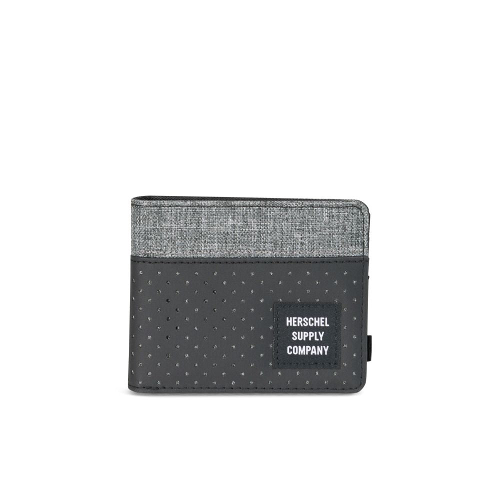 Herschel Aspect Collection Roy Wallet - Black Raven Crosshatch