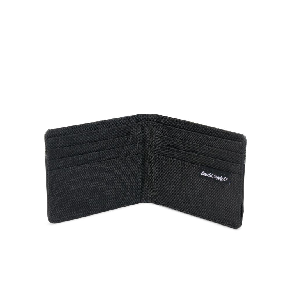 Herschel Aspect Collection Roy Wallet - Black Raven Crosshatch