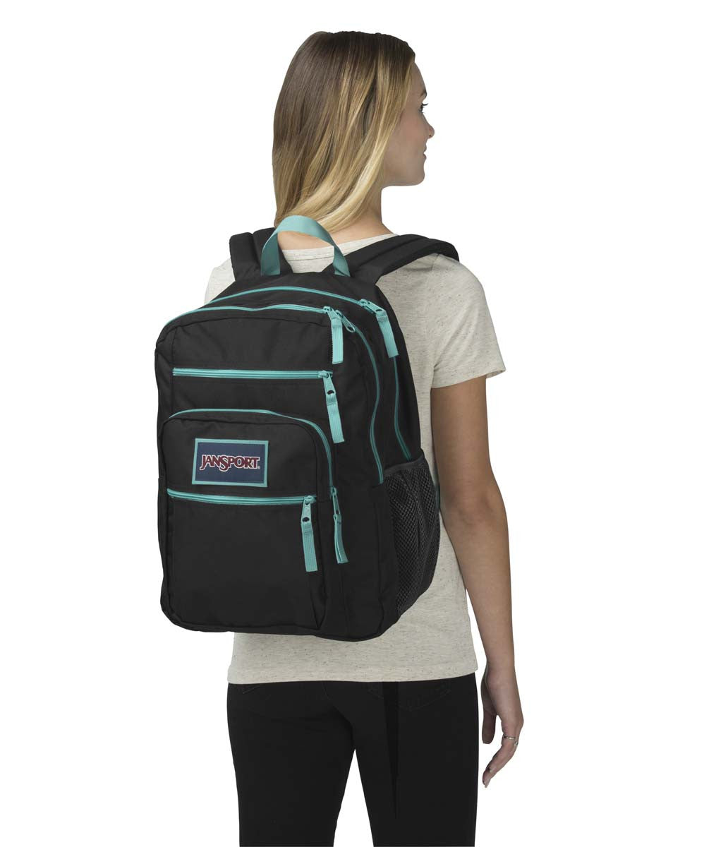 aqua dash jansport big student backpack (Aqua Dash/Black) which offers room for every essential JANSPORT Authentic NWT Backpack SUPERBREAK