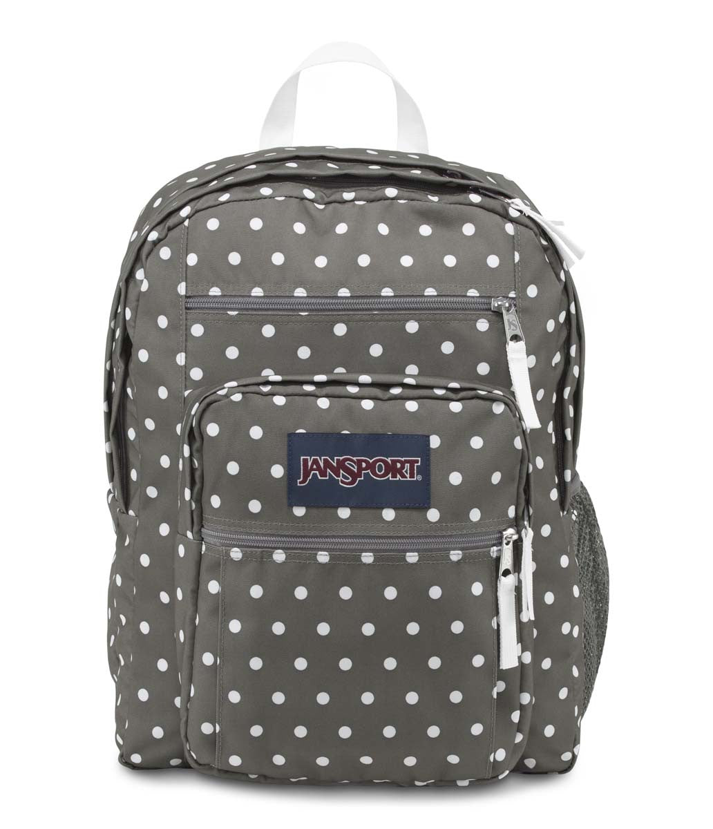 JANSPORT Big Student Backpack - Shady Grey/White Dots JANSPORT Big Student Backpack - Shady Grey/White Dots