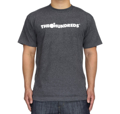 The Hundreds Forever Bar Logo T-Shirt - Charcoal Heather