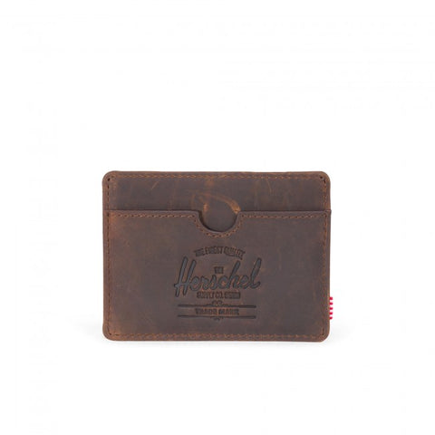 Herschel Beaded Collection Charlie Wallet - Brown Nubuck Leather