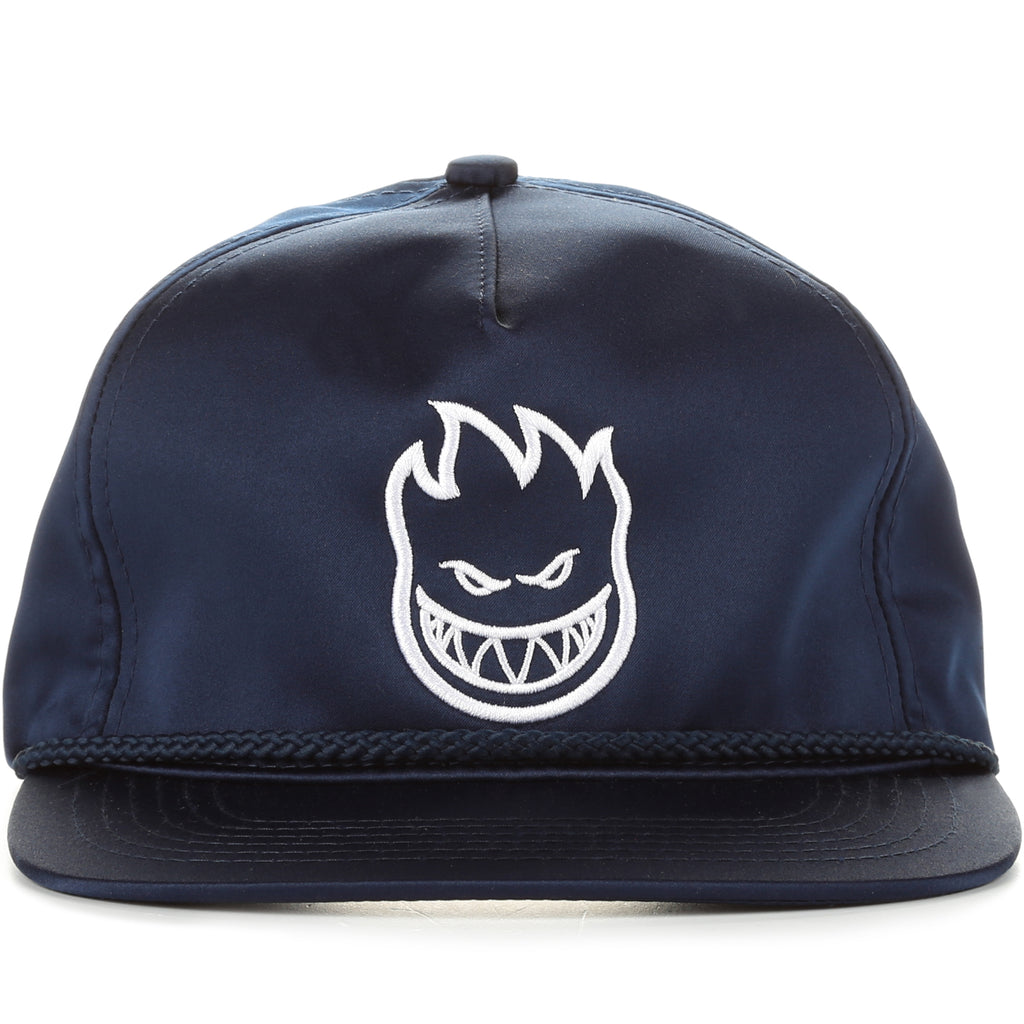 Spitfire Bighead Satin Snapback - Navy