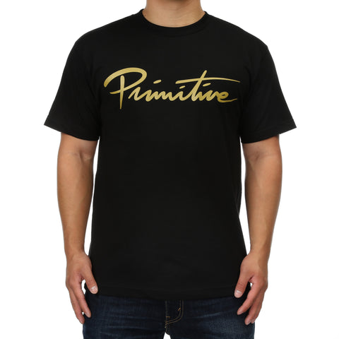 Primitive Nuevo Script Tee - Black