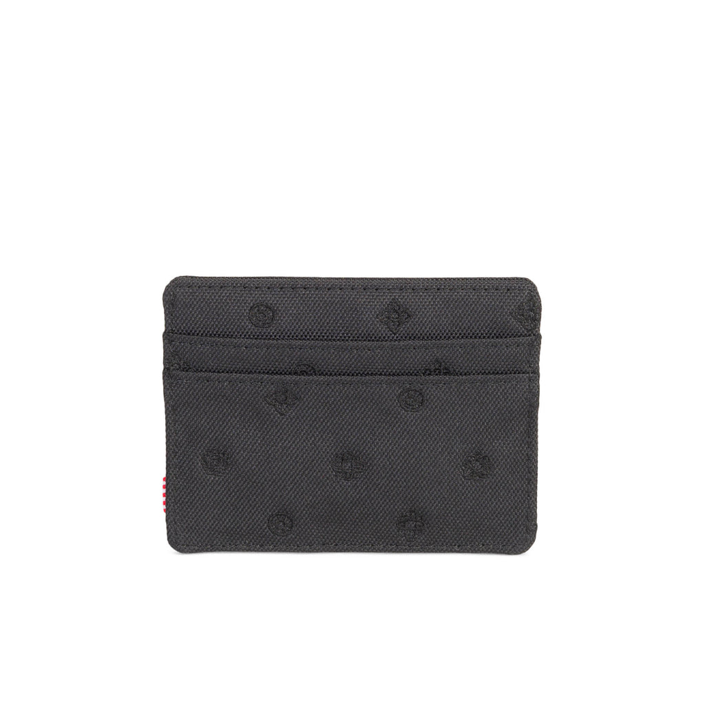 Herschel Embroidery Collection Charlie Wallet - Black Paisley