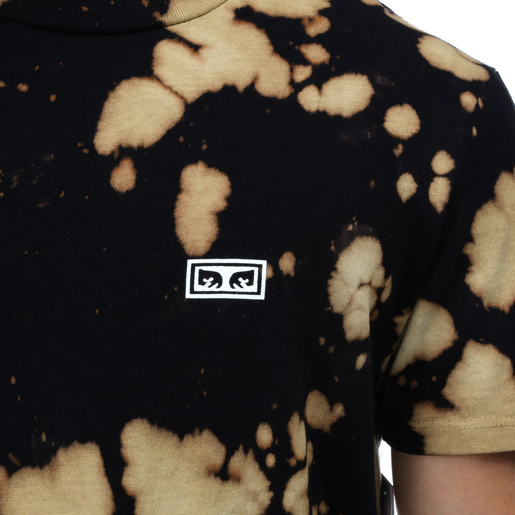 Obey Jumble Lo-Fi Tee - Black Tie Dye