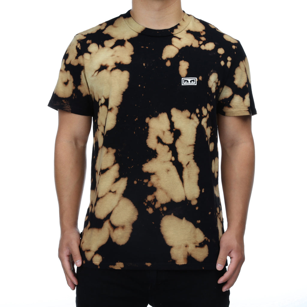 Obey Jumble Lo-Fi Tee - Black Tie Dye