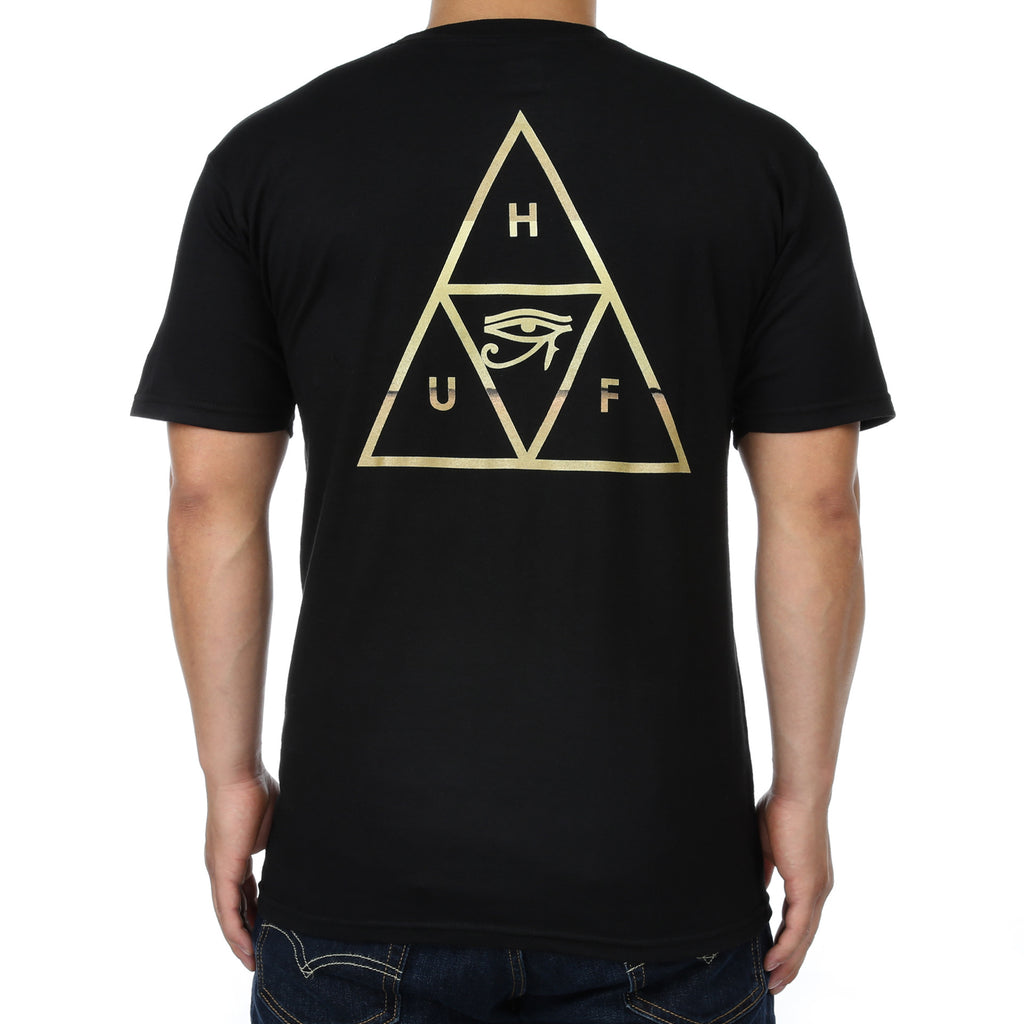 Huf 24K Triple Triangle Tee - Black