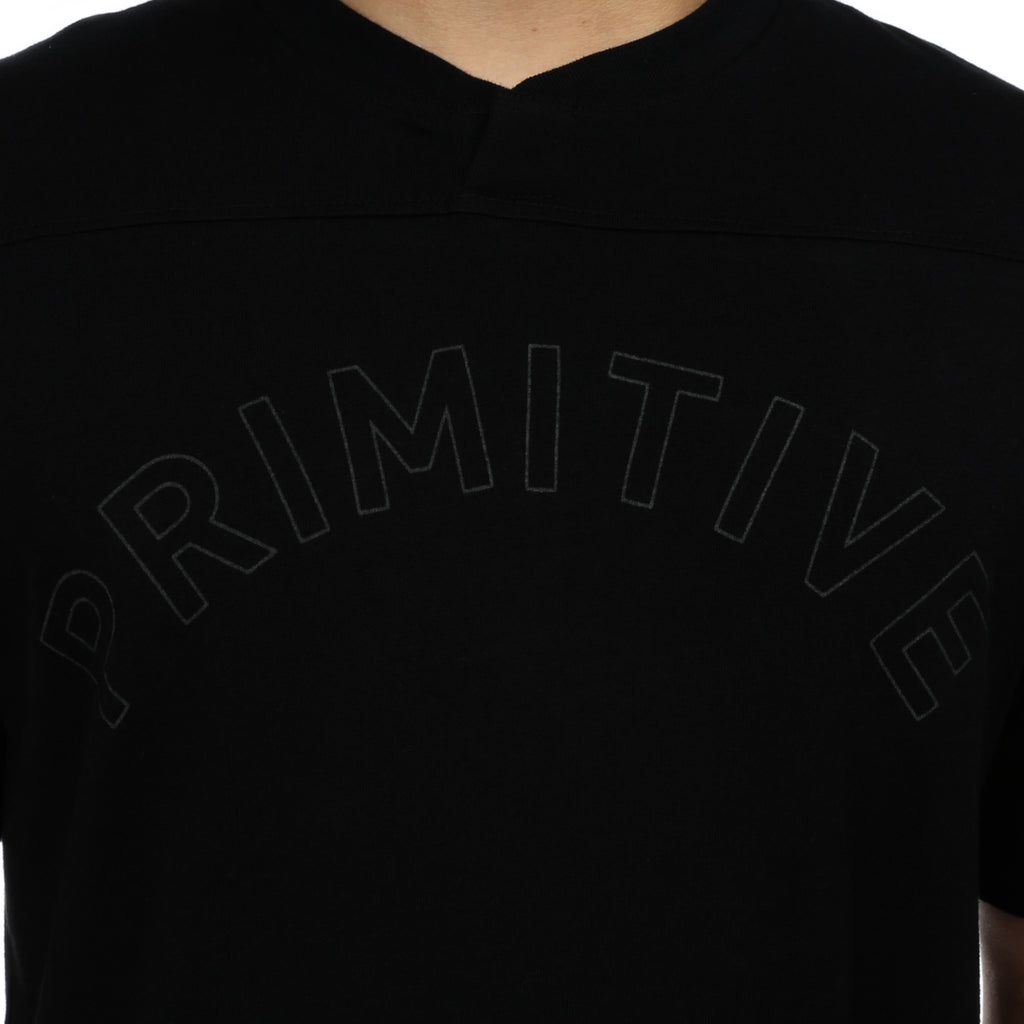 Primitive Notch Collar Soccer Shirt - Black