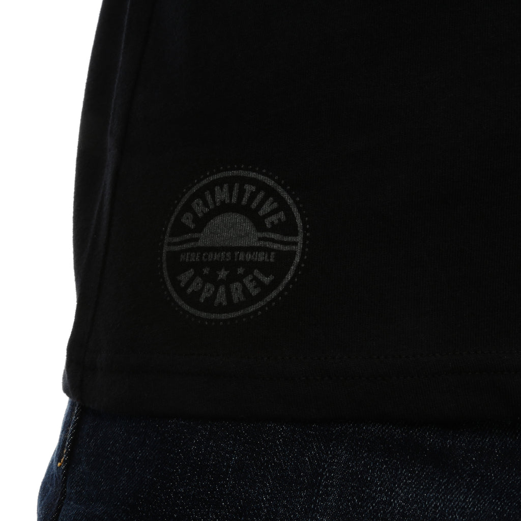 Primitive Notch Collar Soccer Shirt - Black