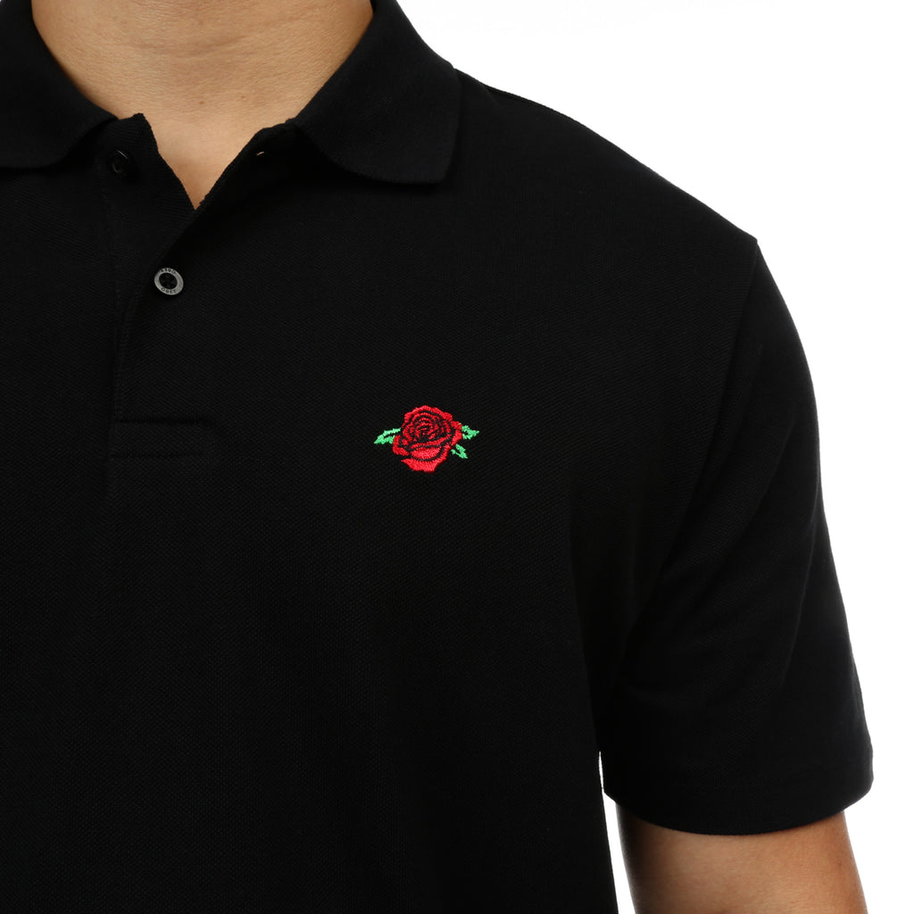 Obey Rose Polo - Black