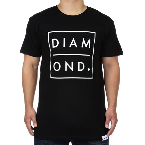 Diamond Supply Co Outline Tee - Black